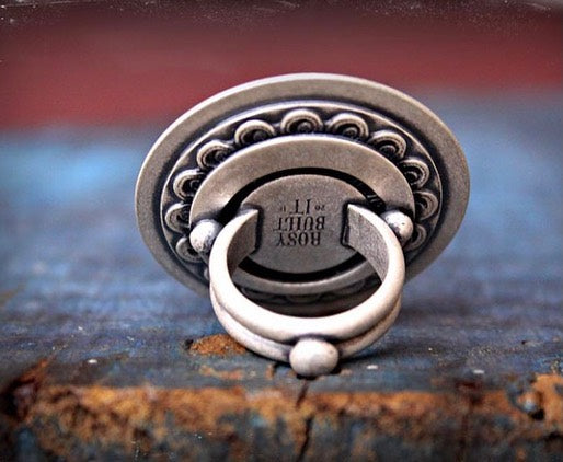 "Rosy Revolver" Flat Back, Open Ring, Forming Mandrel