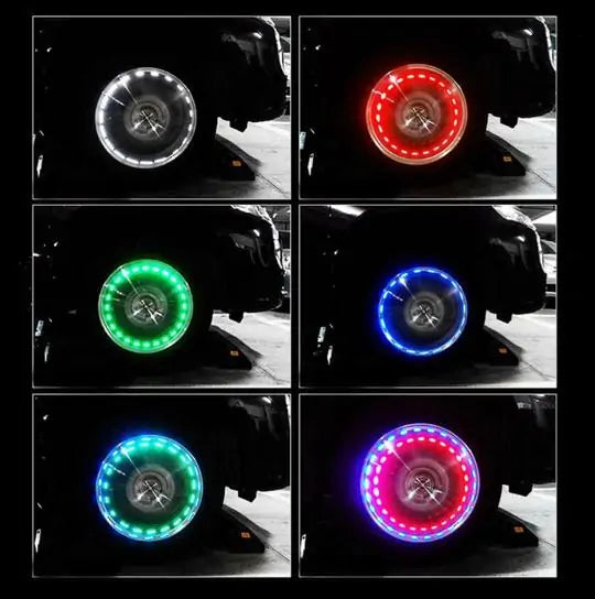 Solar Flash Wheel Tire Light