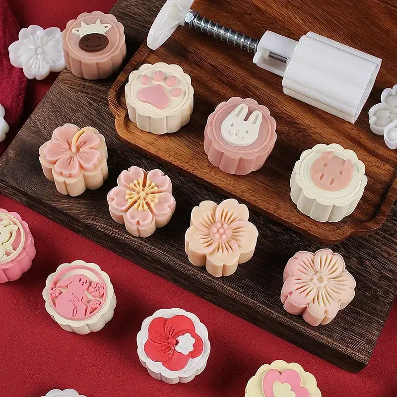 Cherry Blossom Mooncake Mold