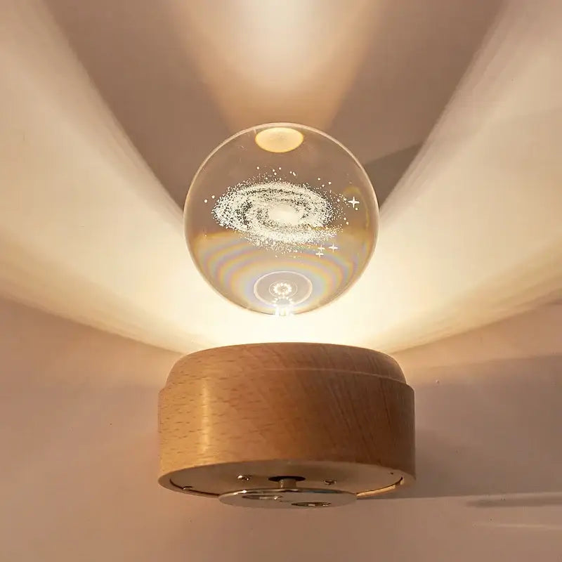 Wooden Galaxy Night Light
