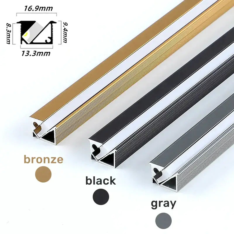 Aluminum LED Corner Trim