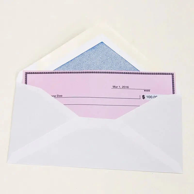 #6 3/4 Security Envelope w/ Gummed Closure (80/Pack)