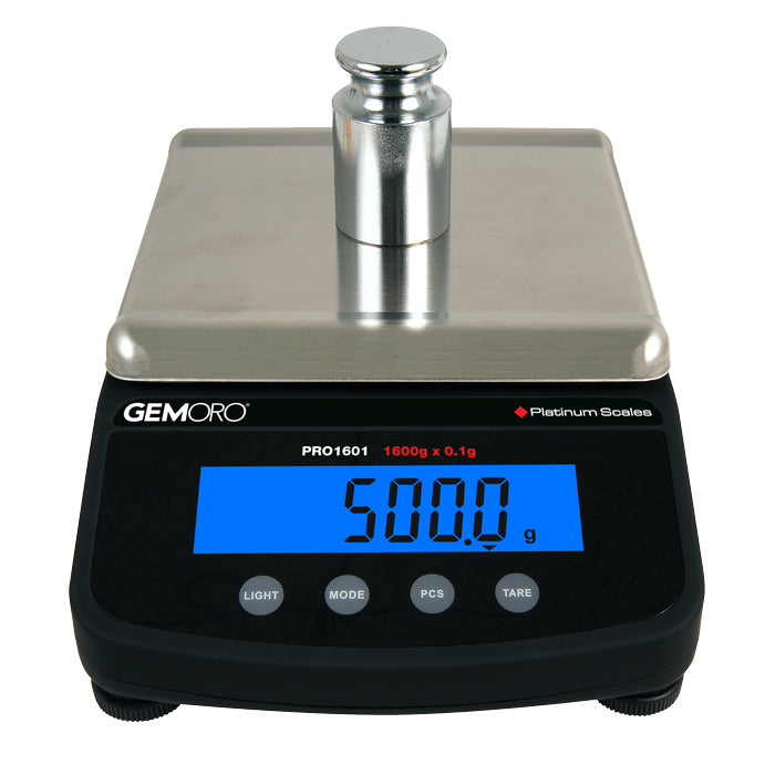 Professional Digital Scale KG, G, 1600g x 0.1g - GEMORO PRO1601