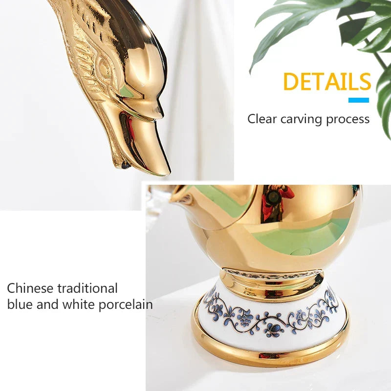 Brass Swan Basin Faucet