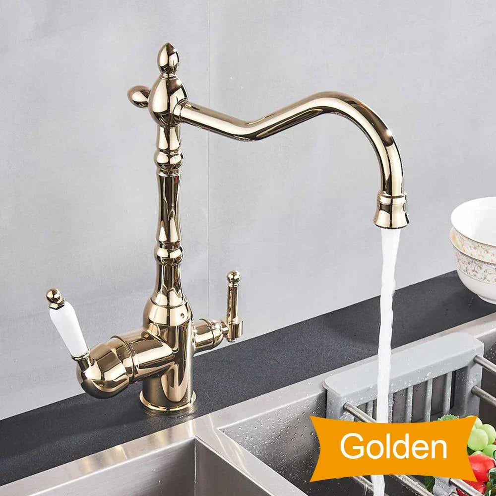 Gold Filter Kitchen Faucet