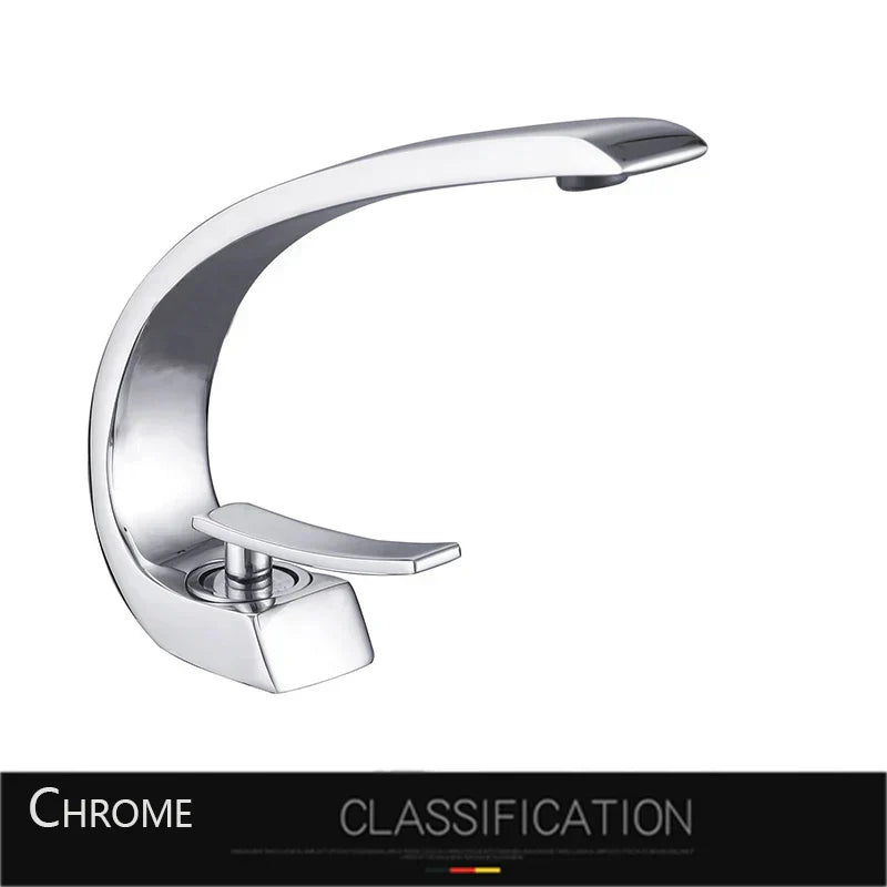 Black Chrome Basin Mixer