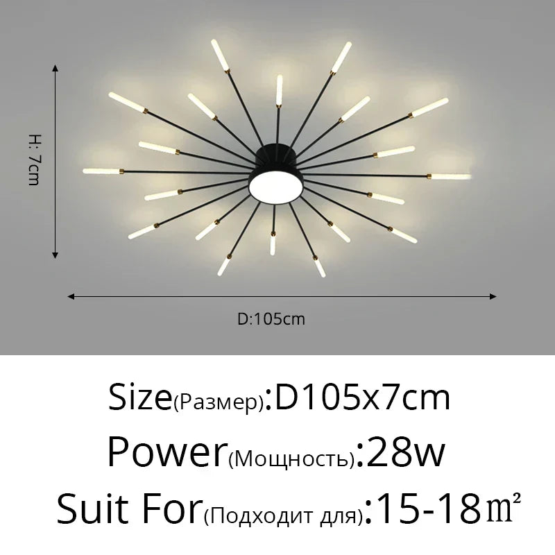 Acrylic Modern Ceiling Light