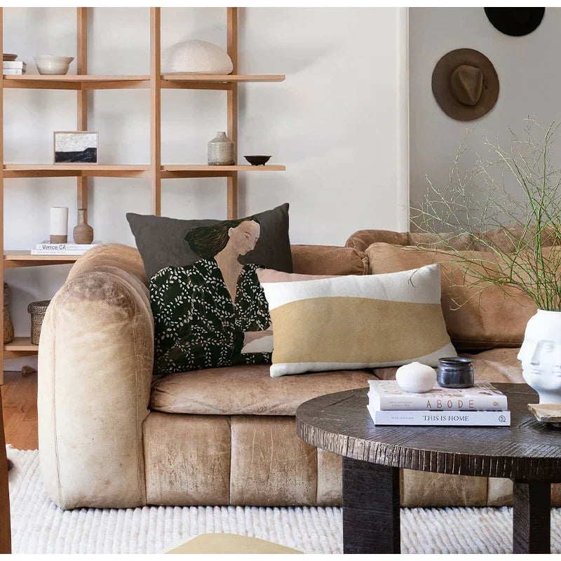 Japanese Art Square Cushion