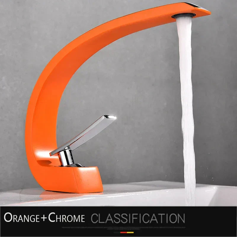 Black Chrome Basin Mixer