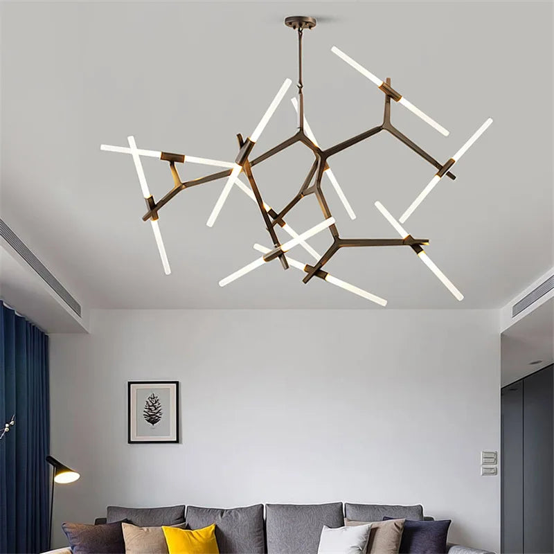 Gold Nordic Chandelier Light