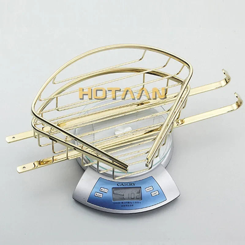 Gold Brass Shower Shelf