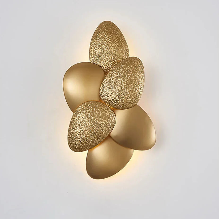 Gold LED Wall Sconce Iron Hallway Design