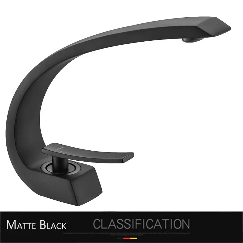 Black Chrome Basin Mixer