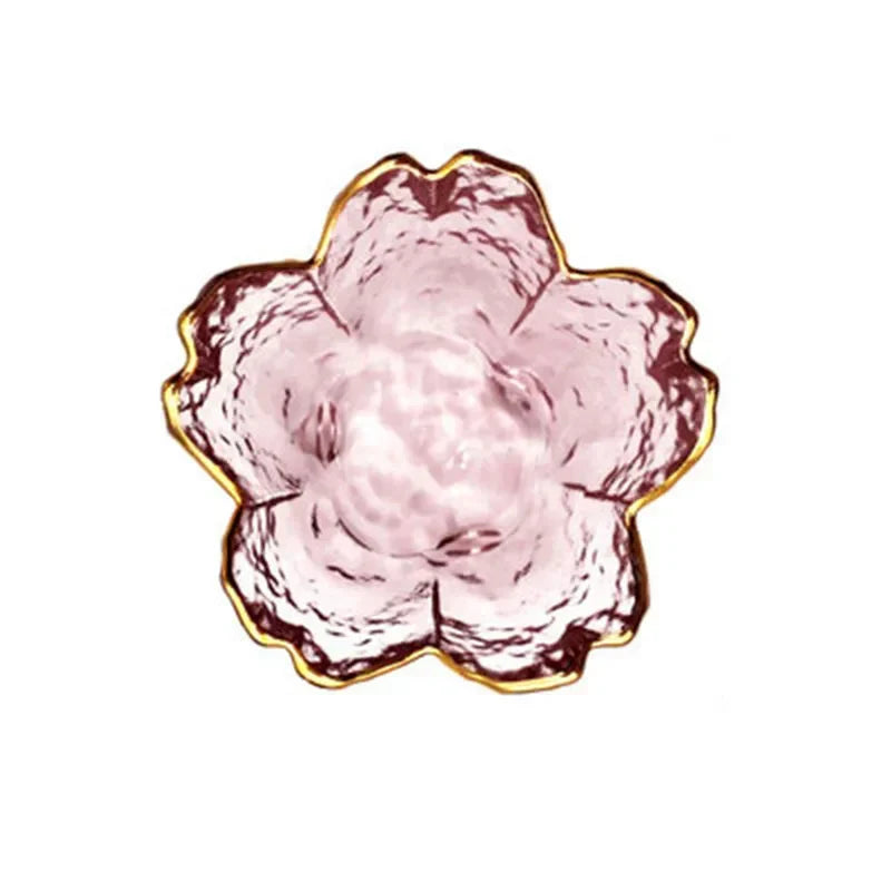 Glass Gold Rim Plates