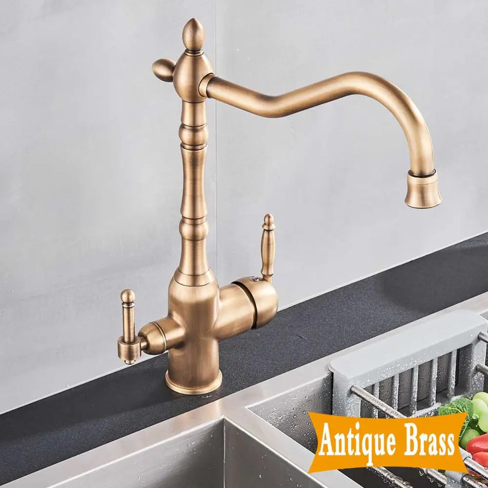 Gold Filter Kitchen Faucet