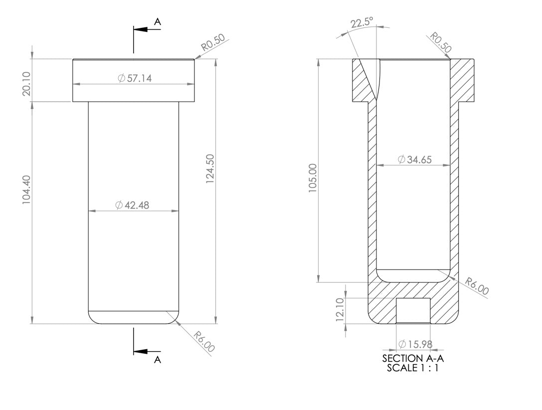 Graphite Crucible For Kerr Electro-Melt Furnace