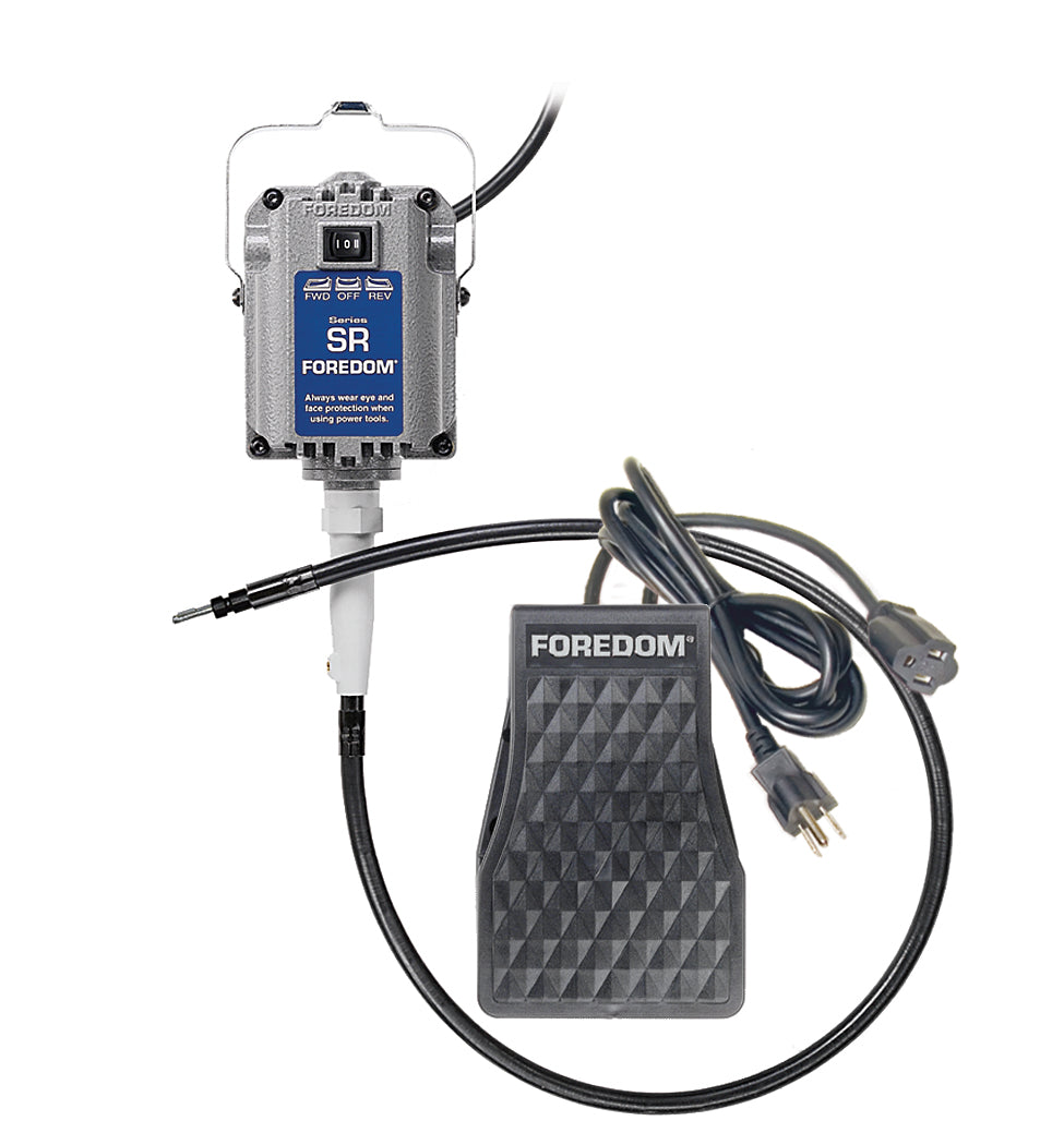 Foredom SR Hang-Up Motor with Foot Pedal, M.SR-FCT