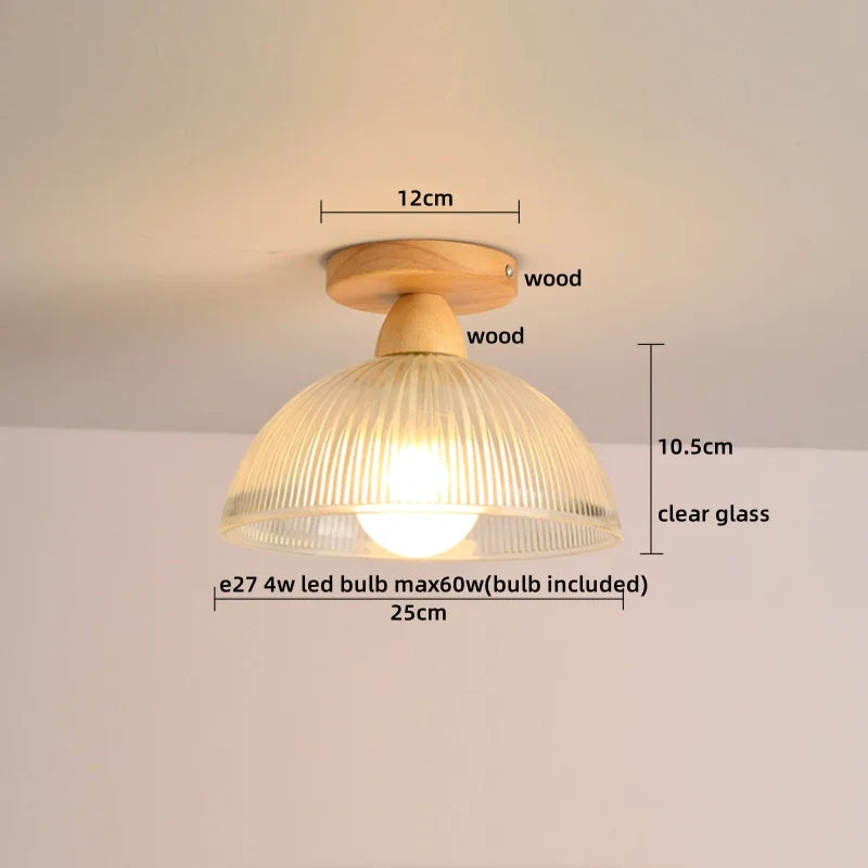 Nordic Wood Ceiling Light