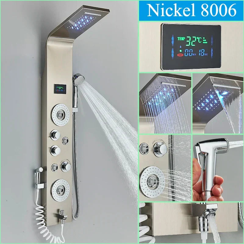 Blue LED Shower System