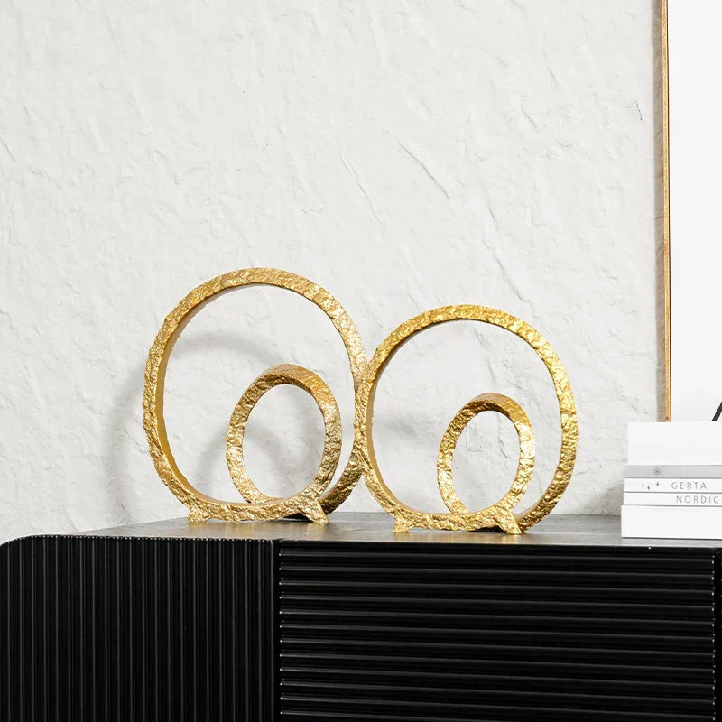 Golden Circle Resin Figurines