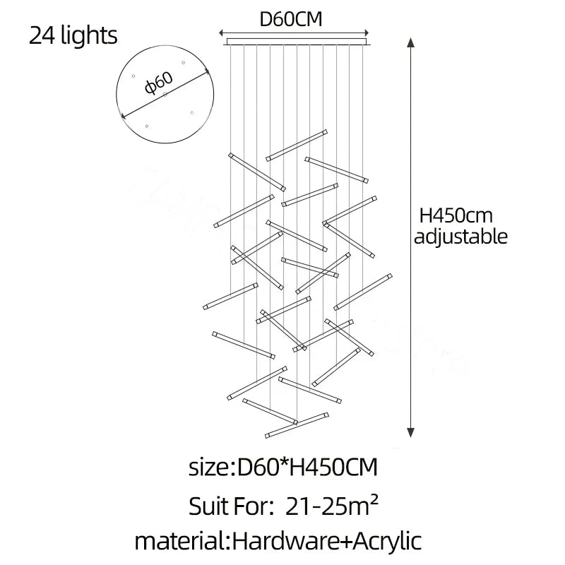 Crystal Modern LED Chandelier