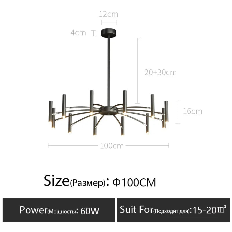 Nordic Design LED Chandelier
