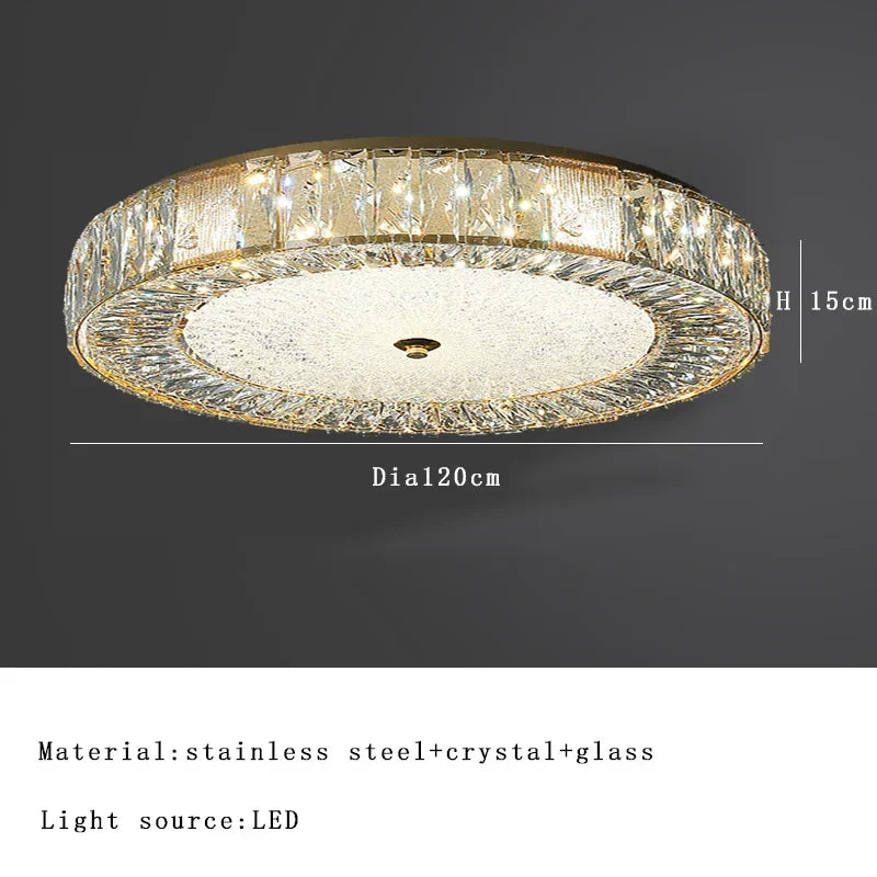 Gold LED Ceiling Fixture