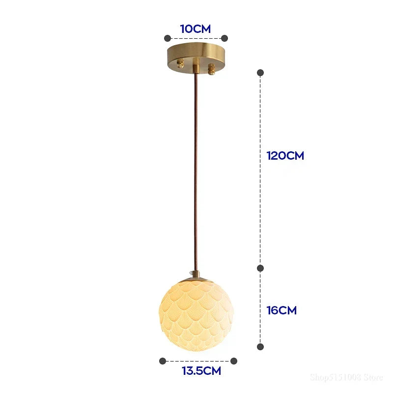 Ceramic Bedside Chandelier Lamp