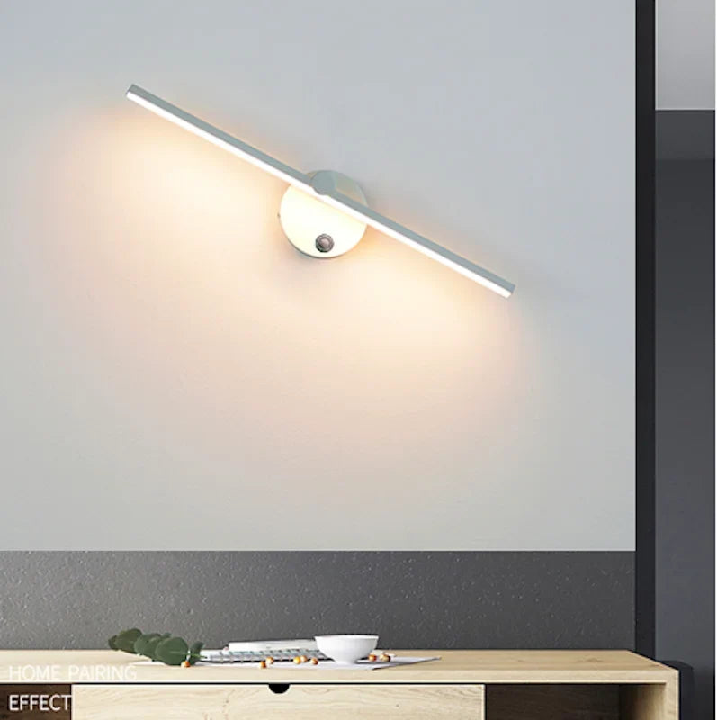 Gold Linear LED Sconce