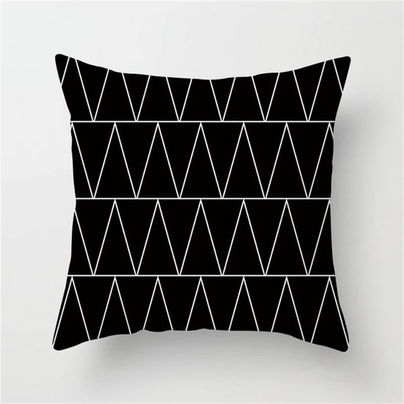 Black White Stripe Pillowcases