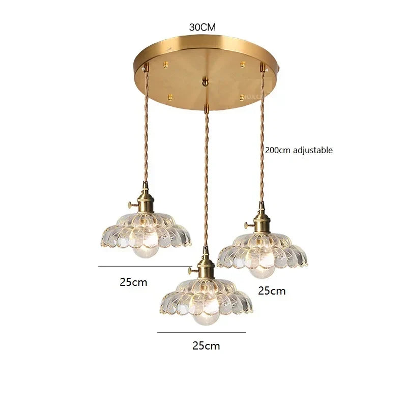 Glass Vintage Pendant Lamp