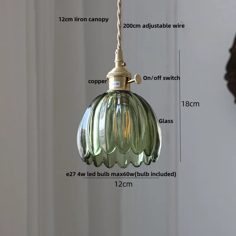 Green Glass Pendant Lights
