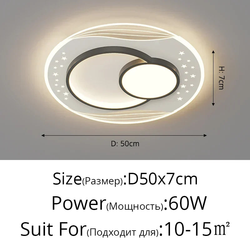 Modern LED Multi-Room Chandelier