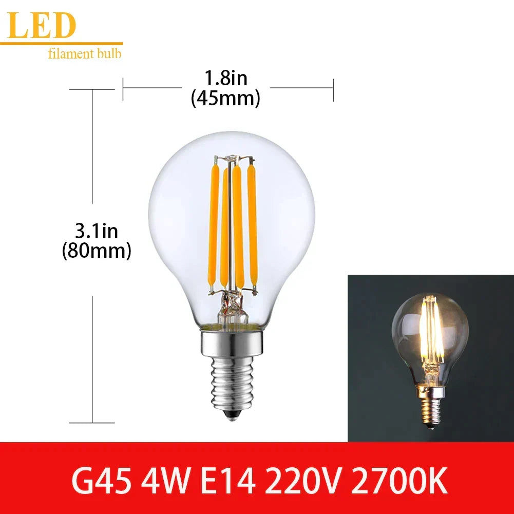 Clear Glass Vintage Bulb