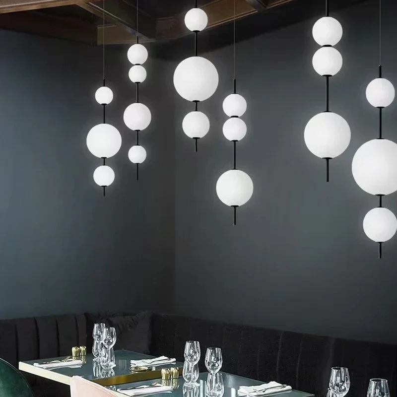 Modern Gourd Pendant Light H103cm Adjustable