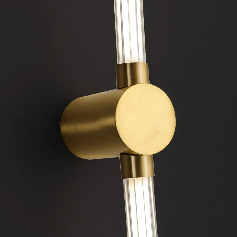 Gold Geometric Wall Lamps