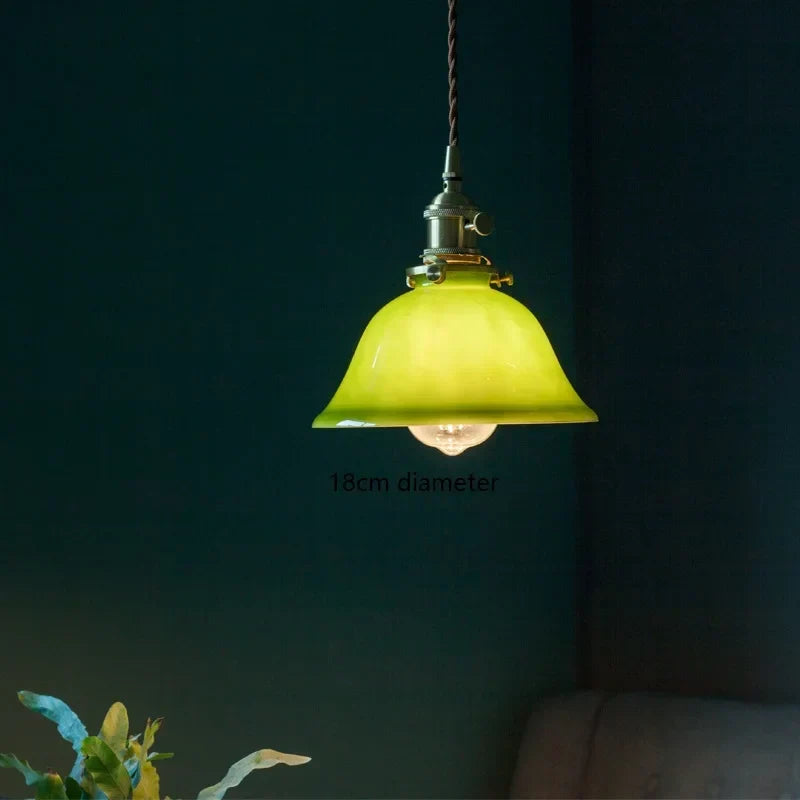 Vintage Green Pendant Light
