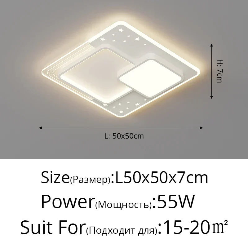 Modern LED Multi-Room Chandelier