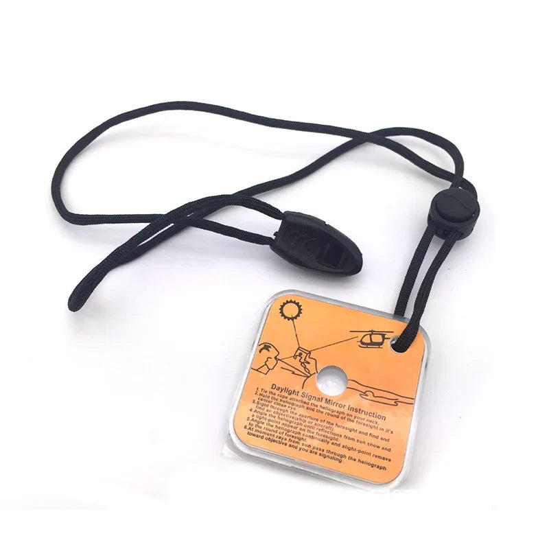 Multi-functional Survival Signal Mirror: The Ultimate Tool for Hiking, Camping, Hunting, Boating, Mountaineering and Outdoor Expeditions
