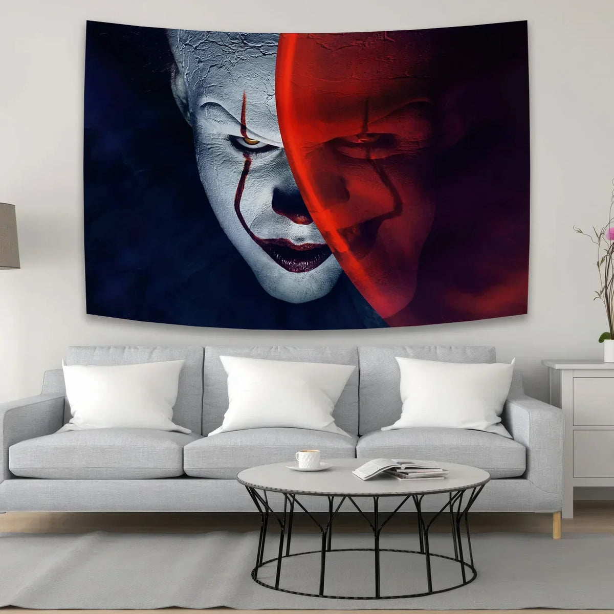 Psychedelic Halloween Tapestry Curtains