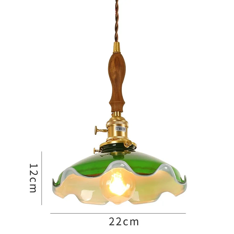 Vintage Green Pendant Light