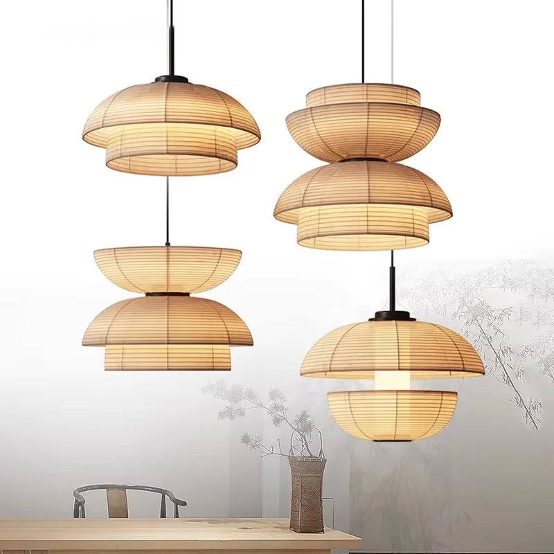 Silk Wabi Sabi Pendant Light