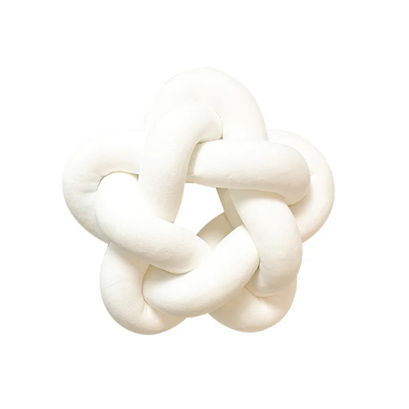 Blue Knot Ball Pillows