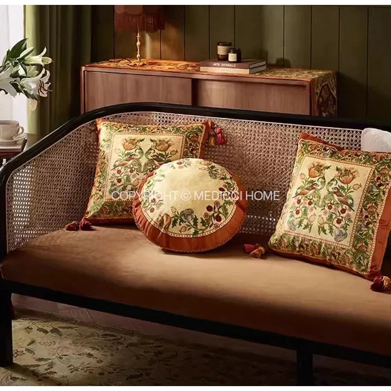 Tapestry Bird Cushion Cover