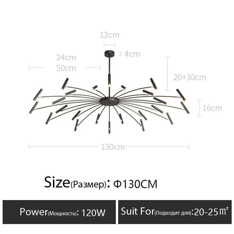 Nordic Design LED Chandelier