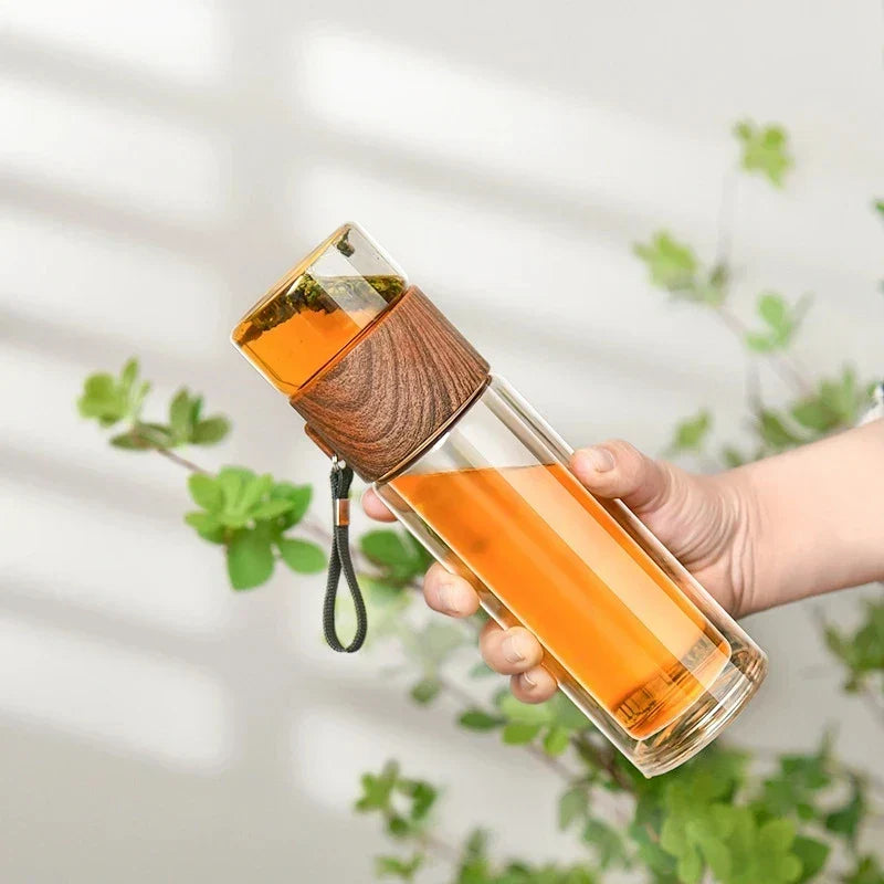 Thermal Glass Water Bottle
