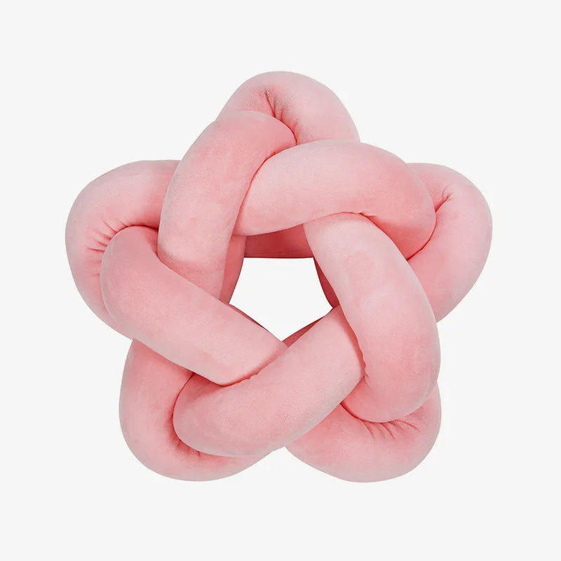 Blue Knot Ball Pillows