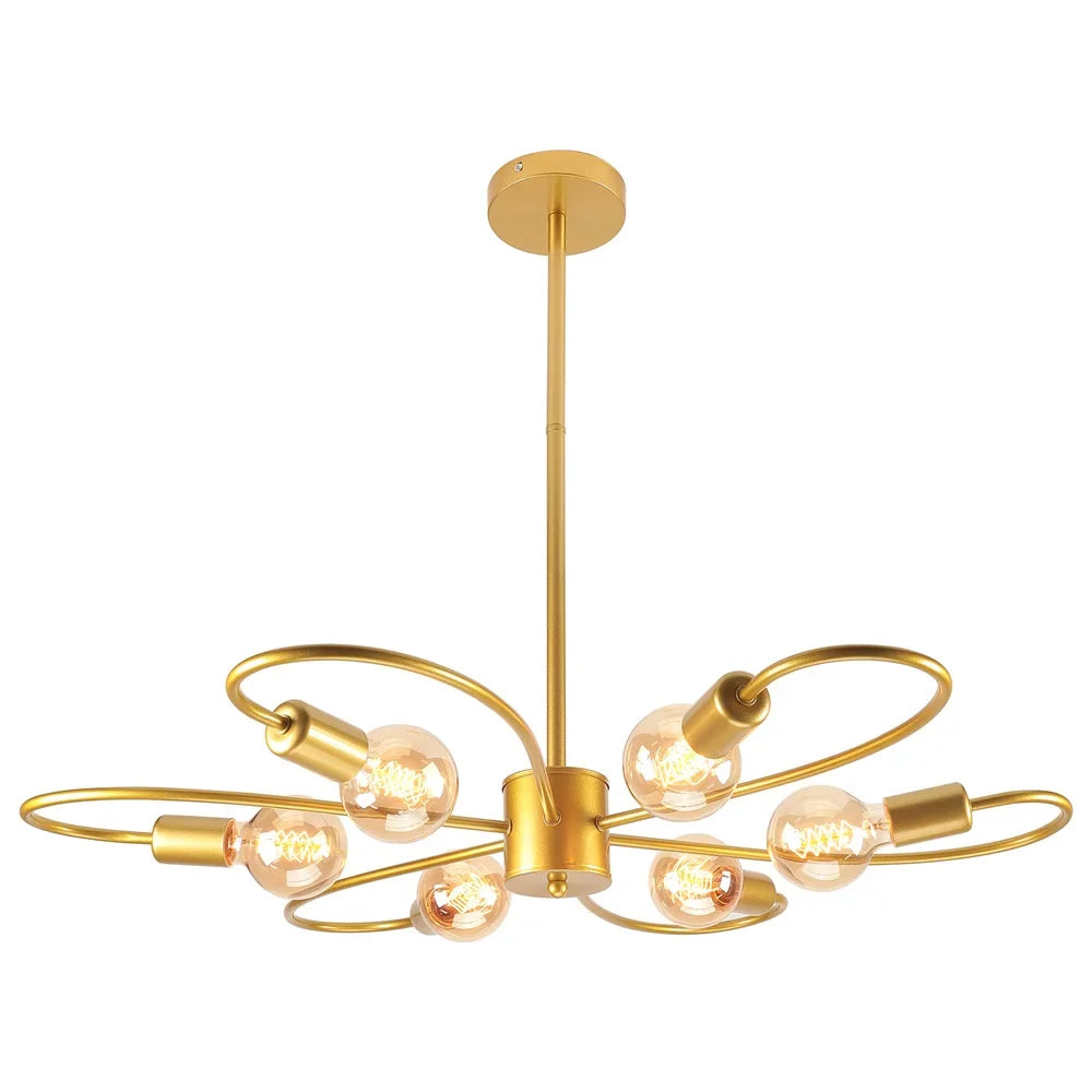 Art Deco LED Branches Chandelier
