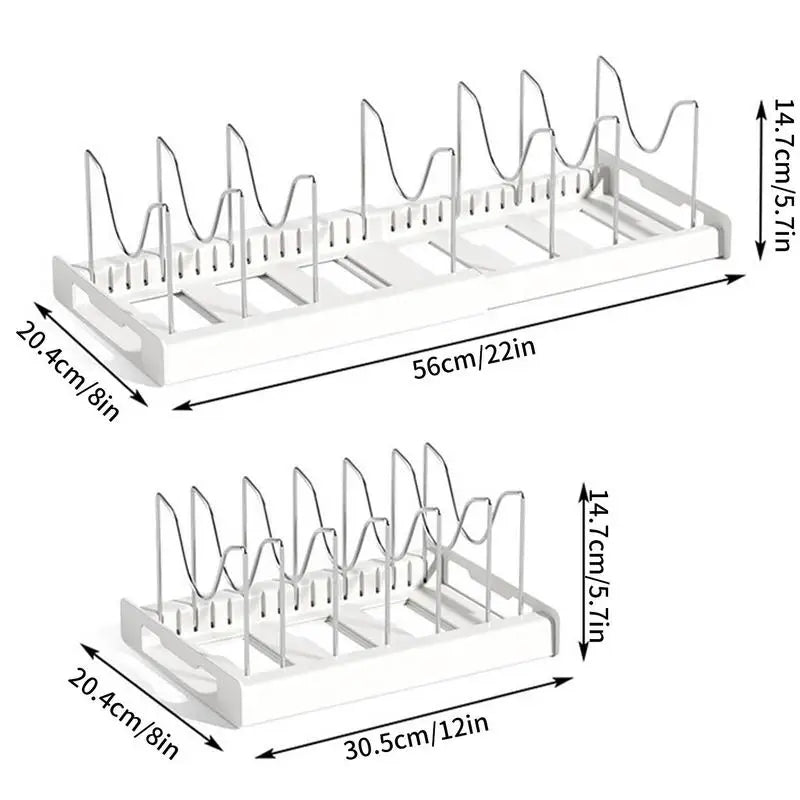 Expandable Cabinet Storage Rack