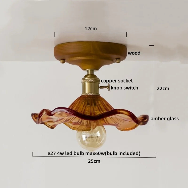 Nordic Wood Ceiling Light